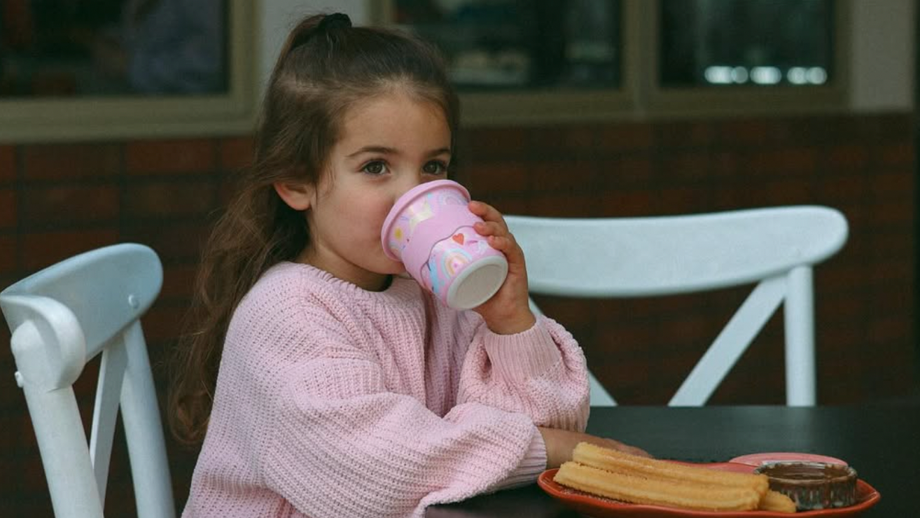 Pink Unicorn Babychino Cup 4oz